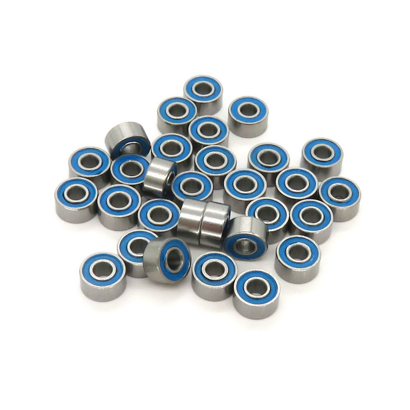 MR52 2RS Blue Sealed Miniature Ball Bearings 2x5x2.5mm Rubber Sealed Bearing MR52-2RS